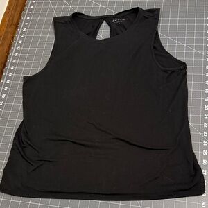 Athleta Black Sleeveless Tank with Keyhole Back